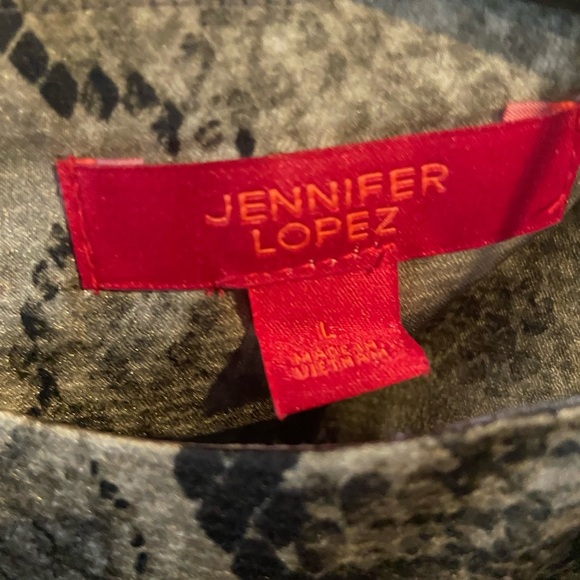 Jennifer Lopez Snake Print Jumpsuit Size Large - Picture 8 of 9